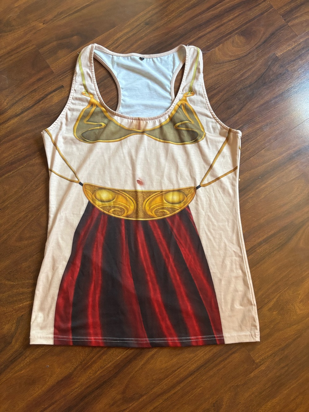 Leia Princess in bikini Novelty Print Tank Top - brand new without tags.
